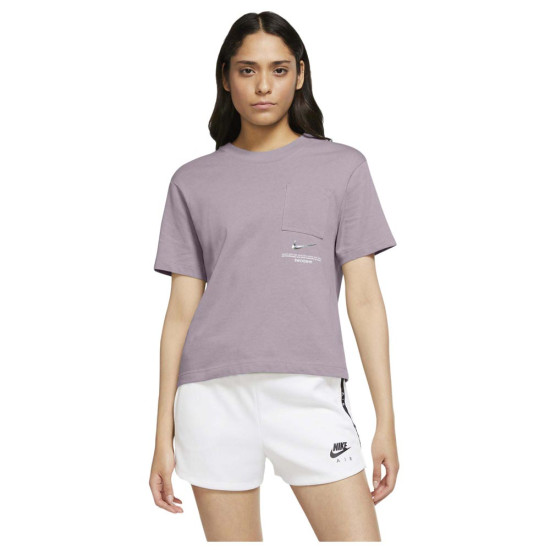 Nike Γυναικεία κοντομάνικη μπλούζα NSW Swsh
